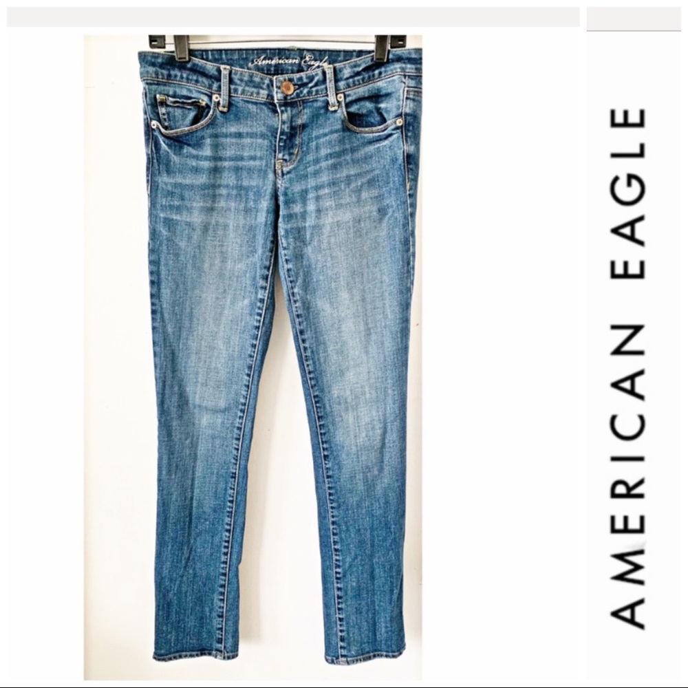 American Eagle Denim Skinny Jeans Size 6 - Picture 7 of 7